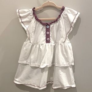 Matilda Jane flutter sleeve top size 4